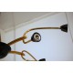 Coppia di Lampade da Soffitto Originali Art. 1423 - 12 DIFFUSORI - Ottone
