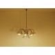 Original Ceiling Lamp Art. 1433 - 8 DIFFUSERS - Brass