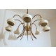 Original Ceiling Lamp Art. 1433 - 8 DIFFUSERS - Brass