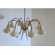 Original Ceiling Lamp Art. 1433 - 8 DIFFUSERS - Brass