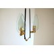 Lampada da Soffitto Originale Art. 1412 - 3 DIFFUSORI - Ottone