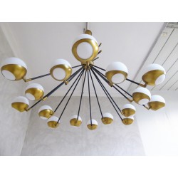Lampadario stile Stilnovo 16 luci - Art. 1932