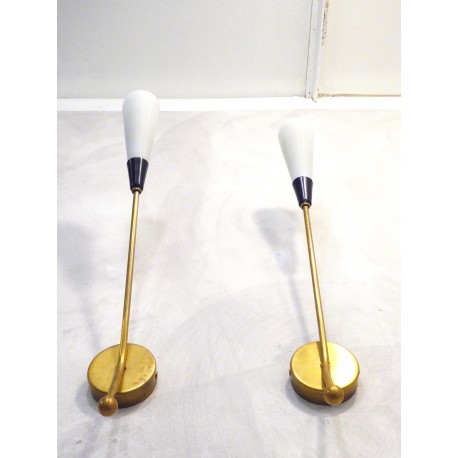 Coppia di applique in ottone - Art.1935