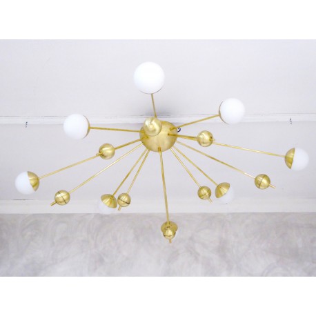 Plafoniera ottone lucido/satinato - Art. 1945