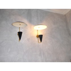 Coppia di applique in ottone - Art. 1947