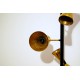 Lampada da Terra, Art. 1025, 3 DIFFUSORI - Ottone / Metallo / Marmo