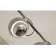 Floor Lamp, Art. 1026, 3 LAMPSHADES - GLOBE MAGNETIC - Chrome Plated Brass