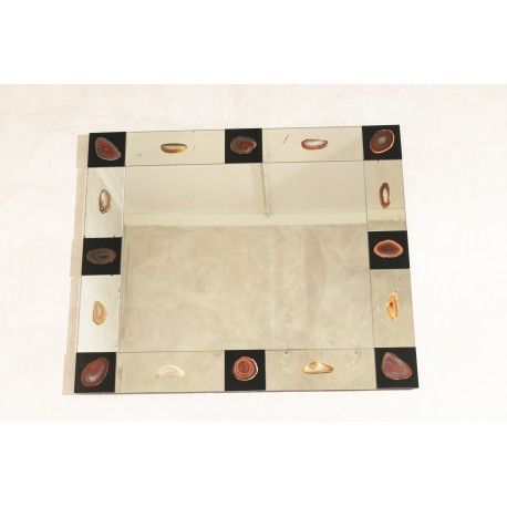 Specchi in opalino bianco e nero - Art. 1972