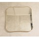 Specchio quadrato con cornice in ottone - Art. 1981
