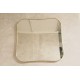 Specchio quadrato con cornice in ottone - Art. 1981