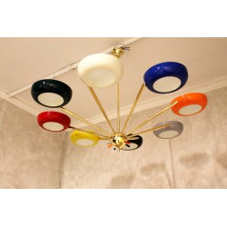 Lampada in ottone stile anni '50 - Art. 1986