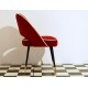 Sedia Art. 1032 - Velluto 100 % Cotone - Colore ROSSO