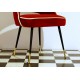 Sedia Art. 1032 - Velluto 100 % Cotone - Colore ROSSO