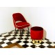 Sedia Art. 1032 - Velluto 100 % Cotone - Colore ROSSO