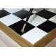 Poltroncina in Velluto Art. 1028 - 100 % Cotone - Colore Bianco / Nero
