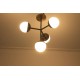 Lampada a soffitto anni '50 con 4 vetri - Art. 2044
