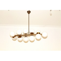 Lampada da soffitto con vetri a spirale - Art. 2062