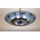 Lampada da Soffitto Art. 2071 - 8 DIFFUSORI - Vetro Convesso - Ottone