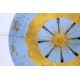 Ceiling Lamp Art. 2071 - 8 DIFFUSERS - Convex Glass - Brass