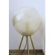 Floor lamp - Brass structure - Opal glass sphere - Art. 2073
