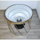 Coffee table - Glass top - Brass structure Art. 2074