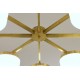 Ceiling Lamp Art. 2076 - 8 DIFFUSERS Opaline Glass - Brass