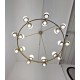 Lampada da Soffitto Art.2084 - 18 DIFFUSORI - Ottone / Vetro Opalino