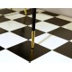 Tavolino Art. 1048 - Piano in Vetro - Struttura in Legno