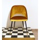 Sedia Art. 1067 - Velluto 100 % Cotone - Colore GIALLO Ocra