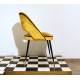 Sedia Art. 1067 - Velluto 100 % Cotone - Colore GIALLO Ocra