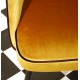 Sedia Art. 1067 - Velluto 100 % Cotone - Colore GIALLO Ocra