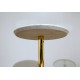 Tavolino Art. 1070 - Struttura in Ottone - Piano in Marmo