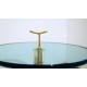 Coffee Table Art. 1100 - Brass Structure - Crystal Top