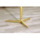 Coffee Table Art. 1100 - Brass Structure - Crystal Top