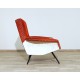 Poltroncina Originale Art. 1120 - Made in Italy 1950 - Colore ROSSO / BIANCO