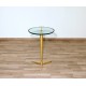 Coffee Table Art. 1100 - Brass Structure - Crystal Top