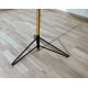 Coffee Table Art. 1086 - Black Glass Top - Structure Brass