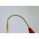 Floor Lamp, Art. 1075, 3 LAMPSHADES - Brass / Metal / Marble