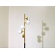 Floor Lamp, Art. 1178, 5 LAMPSHADES - Brass / Marble / Opaline Glass