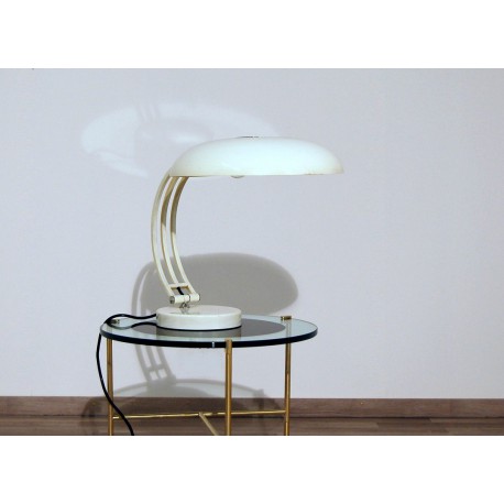 Lampada da Tavolo 1960 - Art. 1087 - Ottone / Metallo - Colore BIANCO