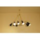 Lampada da Soffitto - Art. 1080 - 9 DIFFUSORI - Ottone / Metallo