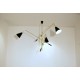 Lampada da Soffitto - TRIENNALE Art. 1079 - 3 DIFFUSORI - Ottone / Metallo