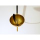 Applique Art. 1090 - Opal Glass Sphere - Brass