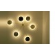Lampada da Parete / Soffitto Art. 1097 - 6 DIFFUSORI - Ottone