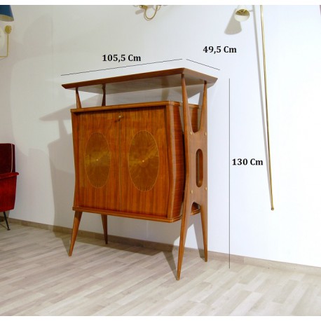 Antique BELIEF in TEAK - 2 Doors - Art. 1271 - Made in Italy 1959