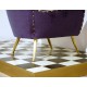 Poltroncina in Velluto Art. 1056 - 100 % Cotone - Colore Blu