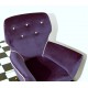 Poltroncina in Velluto Art. 1056 - 100 % Cotone - Colore Blu