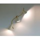 Applique Art. 1165 - 3 DIFFUSERS Articulated - Brass