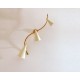 Applique Art. 1165 - 3 DIFFUSERS Articulated - Brass