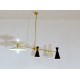 Lampada da Soffitto - Art. 1096 - 5 DIFFUSORI - Ottone / Metallo